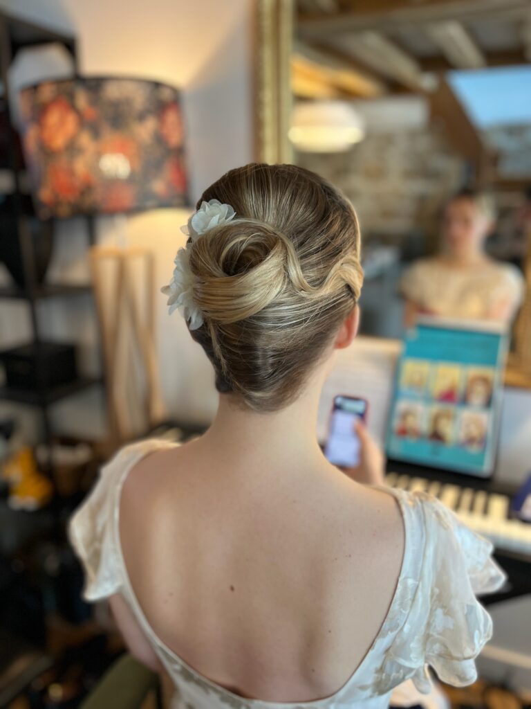 coiffure et maquillage de mariée à paris 9e arrondissement par stéphanie gravier